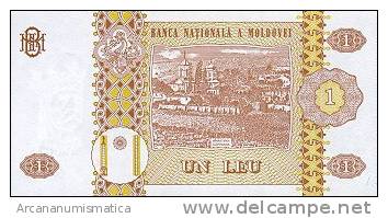 MOLDAVIA/MOLDOVA 1 LEV 2005 KM#8 PLANCHA/UNC  DL-3297 - Moldavie