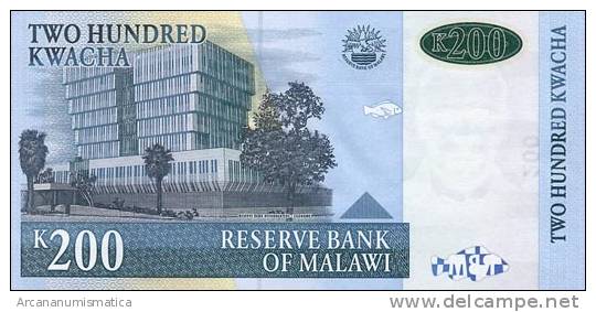 MALAWI  200 KWACHA 1-10-2003  KM#47  EBC/XF   DL-3308 - Malawi