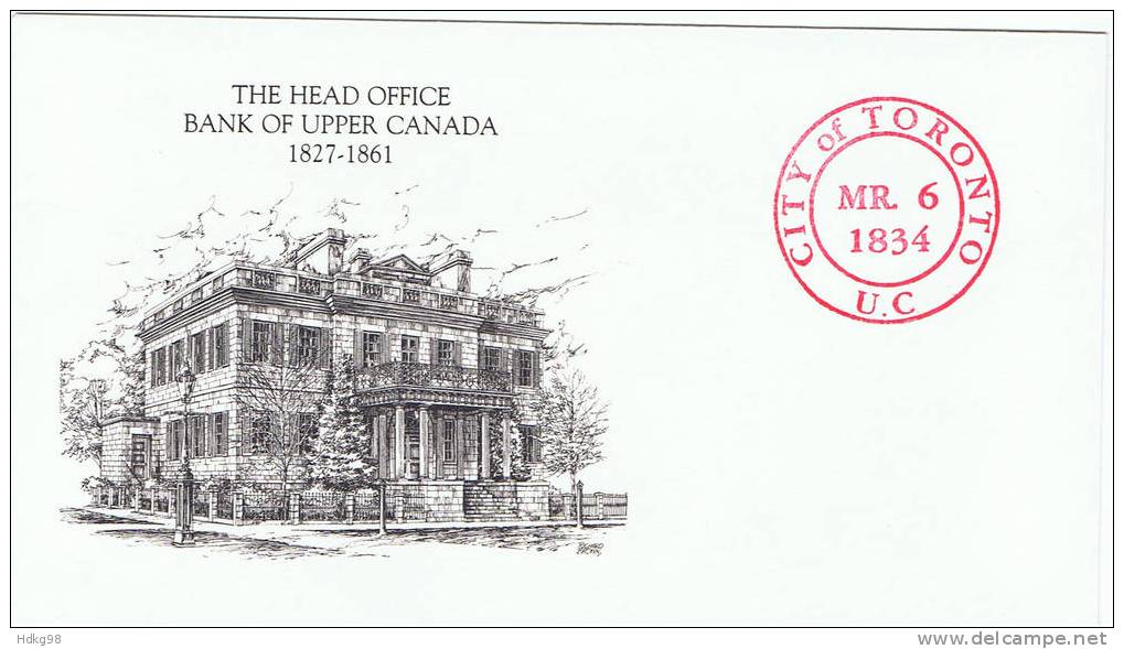 CDN+ Kanada 1834 Mi Xx Toronto-Postkarte - Tarjetas – Máxima