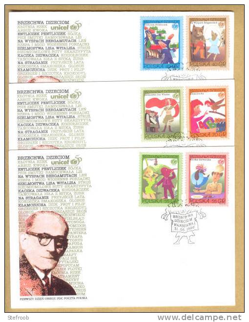 3FDC´s  Polen 1996 : UNICEF - Volksverhalen - UNICEF