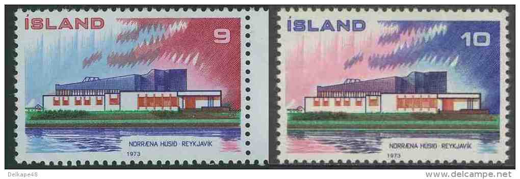 Iceland Island 1973 Mi 478 /9 YT 431 /2 ** Nordic Issue - Reykjavik - NORDEN - NORTH - Unused Stamps