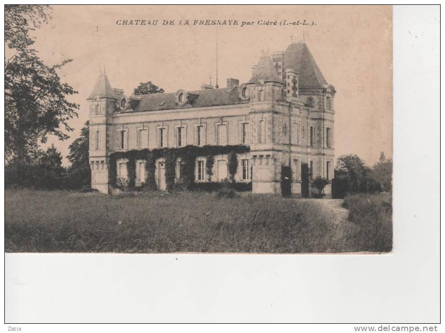 37.194/ Chateau De La Fresnaye Par Cléré - Cléré-les-Pins