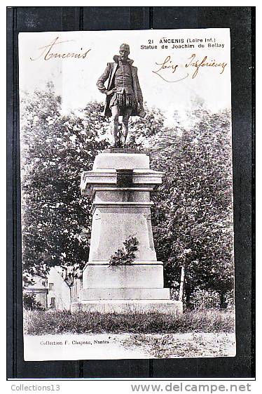 LOIRE ATLANTIQUE - Ancenis - Statue De Joachim Du Bellay - Ancenis