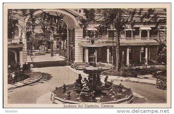 JARDINES DEL CAPITOLIO CARACAS 1934 - Venezuela