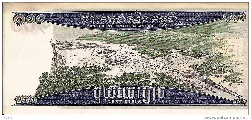 100 Riels  "CAMBODGE"   UNC       Ro 16 -  19 - Kambodscha