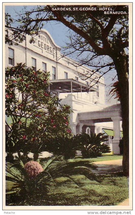 Bermuda - Hôtel St. George 1951 - Voyagée Timbrée - État : Très Beau - Bermuda