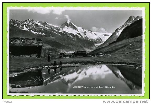 ARBEY  Sur EVOLENE Et Dent Blanche .Rare - Evolène