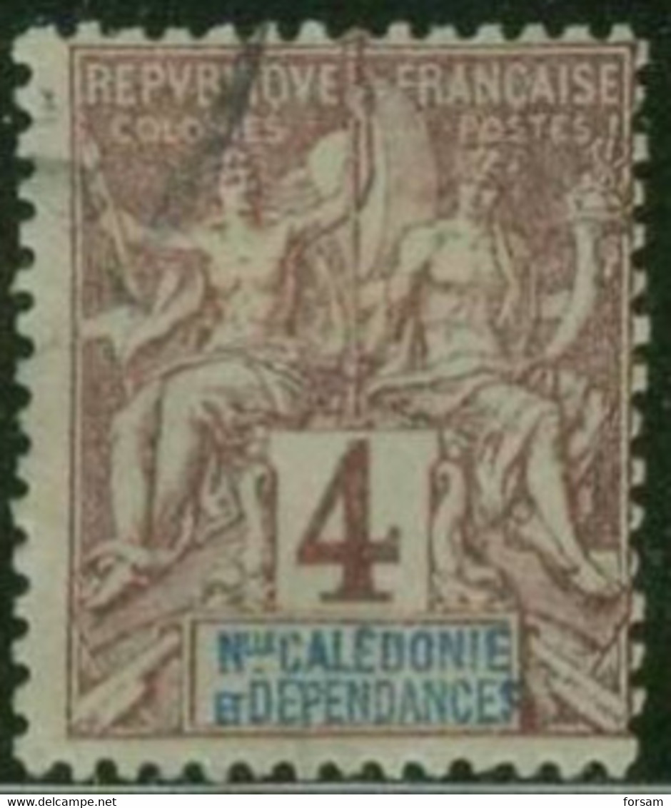 NEW CALEDONIA..1892..Michel # 40...used. - Used Stamps