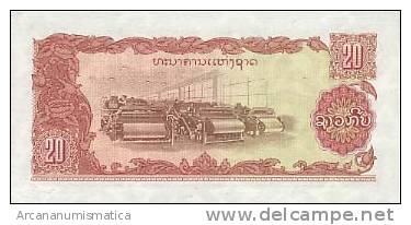 LAOS  20 KIP 1979  KM#28   PLANCHA/UNC    DL-3342 - Laos