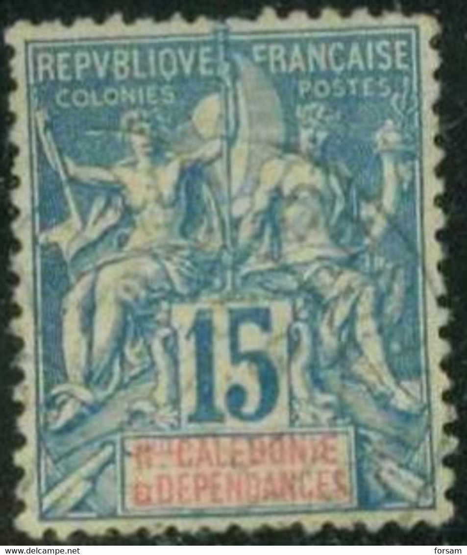 NEW CALEDONIA..1892..Michel # 43...used. - Used Stamps