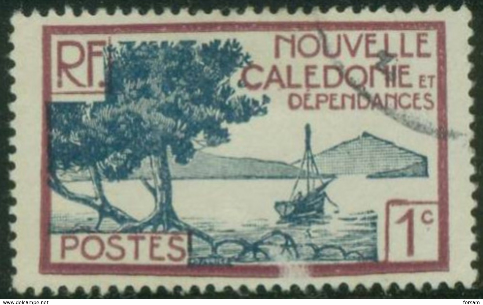 NEW CALEDONIA..1928..Michel # 136...used. - Gebraucht