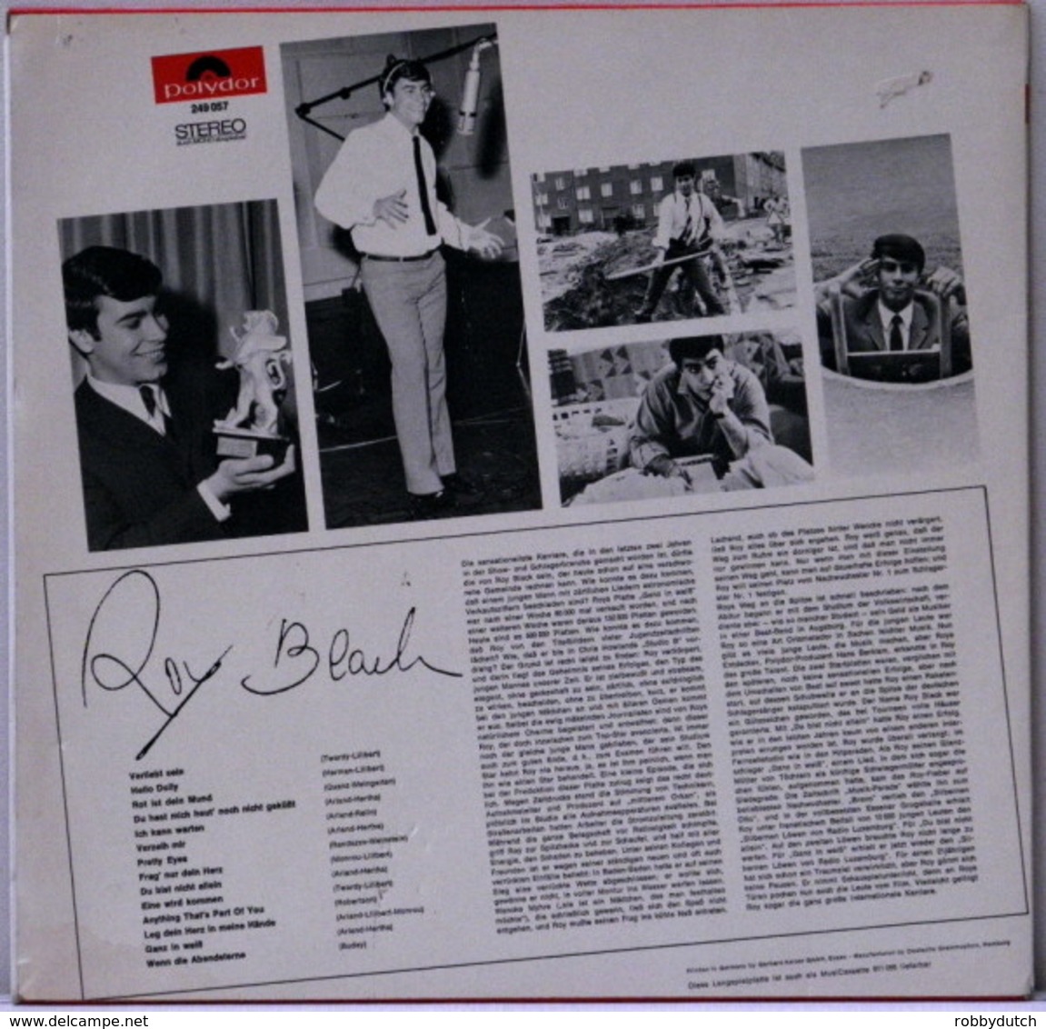 * LP * ROY BLACK - SAME (Germany 1966 Ex-!!!) - Collector's Editions