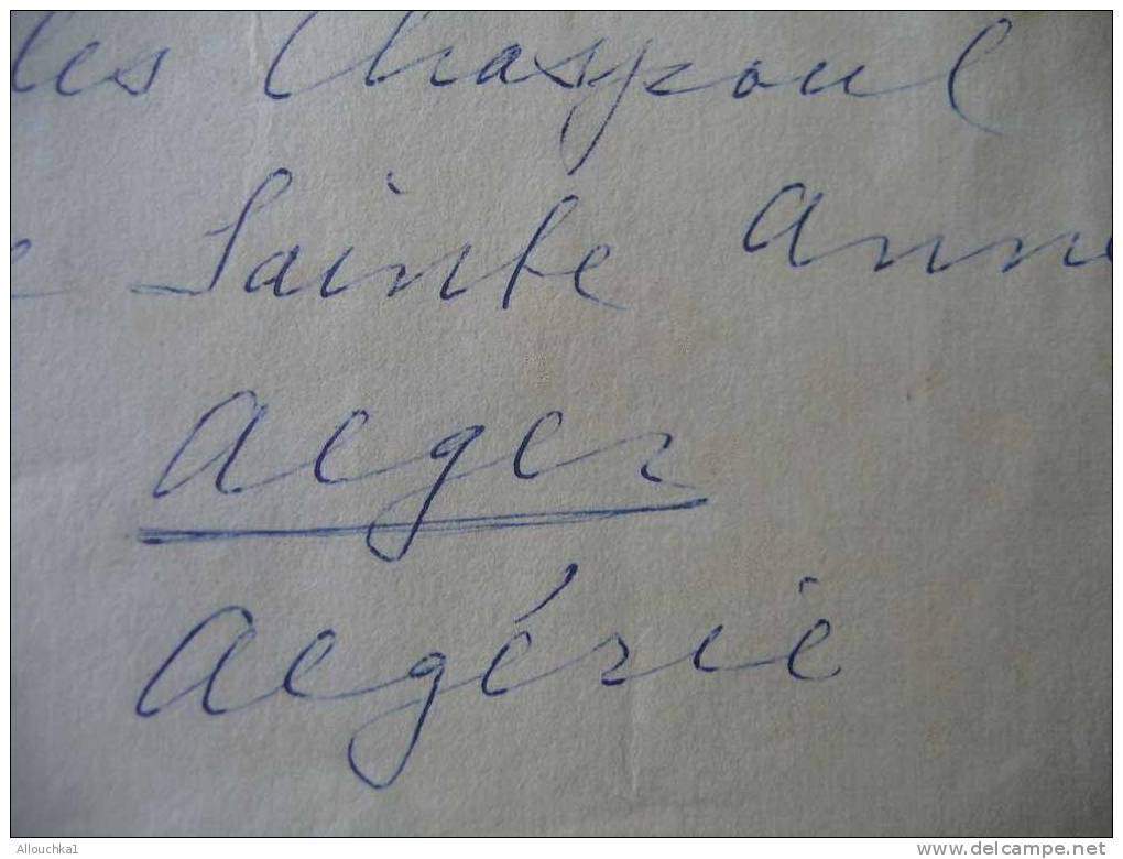 MARCOPHILIE LETTRE FLYGPOST DE SUEDE/ SVERIGE POUR ALGER ALGERIE EX COLONIE FRANCAISE 1957 - Brieven En Documenten