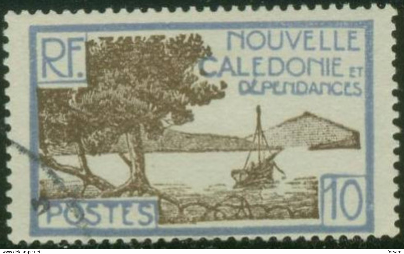 NEW CALEDONIA..1928..Michel # 140...used. - Gebruikt