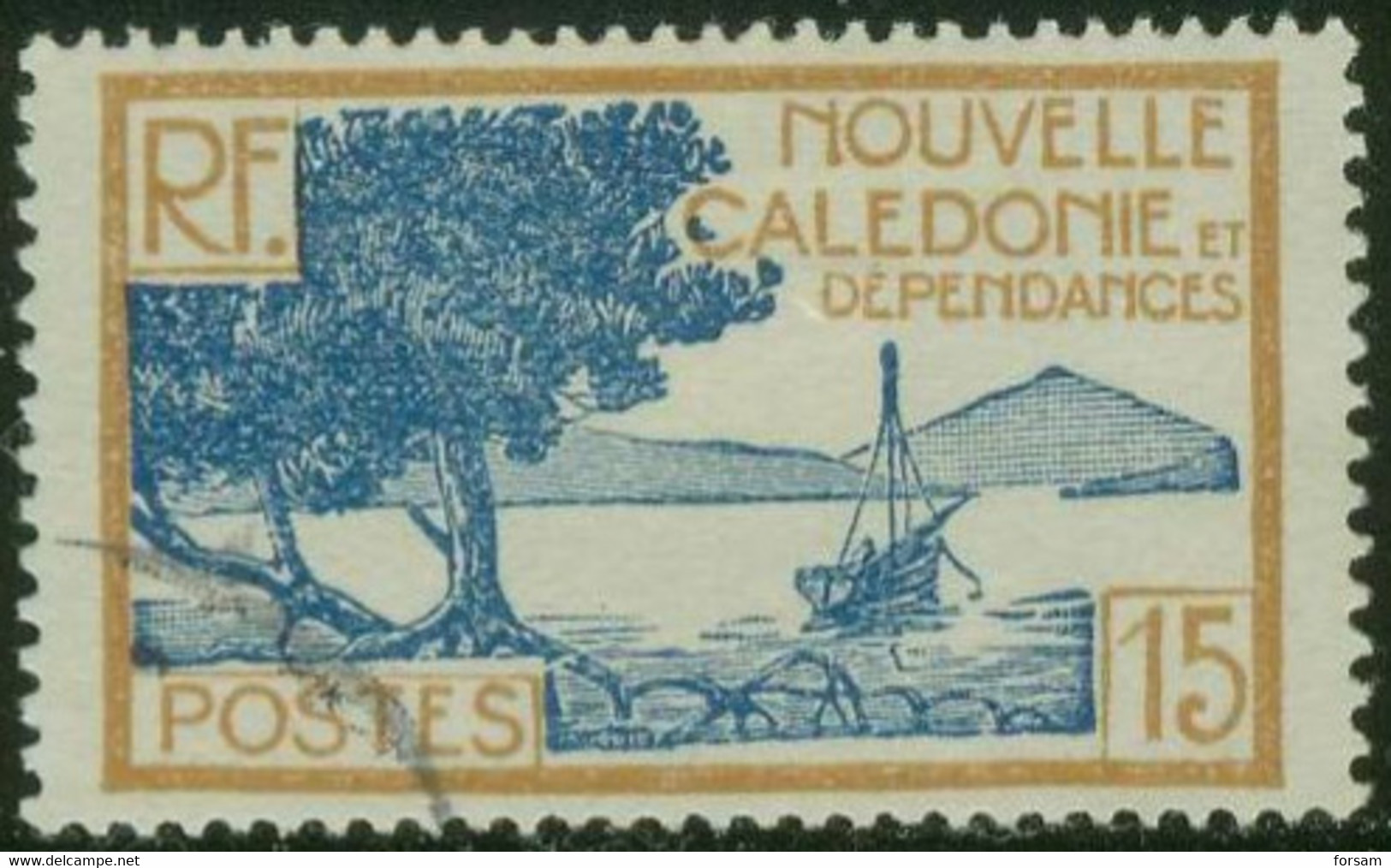 NEW CALEDONIA..1928..Michel # 141...used. - Gebruikt