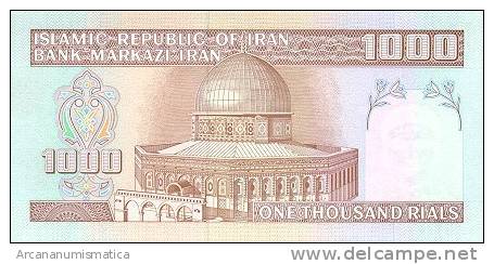 IRAN  1.000 RIALS  1992  KM#143  PLANCHA/UNC  DL-3411 - Irán