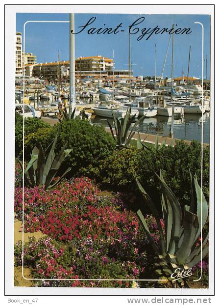 {43719} 66 Pyrénées Orientales Saint Cyprien , Le Port ; Bateau ; Animée - Saint Cyprien