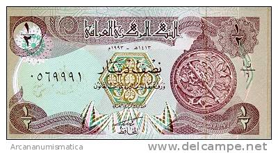 IRAQ/IRAK  1/2 DINAR 1993  KM#78  PLANCHA/UNC  DL-3378 - Irak