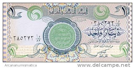 IRAQ/IRAK  1 DINAR 1992  KM#79  PLANCHA/UNC  DL-3384 - Irak