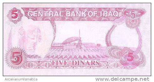 IRAQ/IRAK  5 DINARES 1992  KM#80  PLANCHA/UNC  DL-3388 - Irak