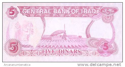 IRAQ/IRAK  5 DINARES 1992  KM#80  PLANCHA/UNC  DL-3389 - Iraq