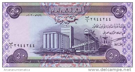 IRAQ/IRAK  50 DINARES 2000  KM#90  PLANCHA/UNC  DL-3393 - Irak