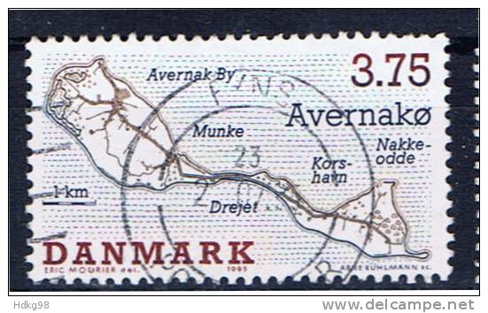 DK+ 1995 Mi 1096 Insel Avernakö - Oblitérés