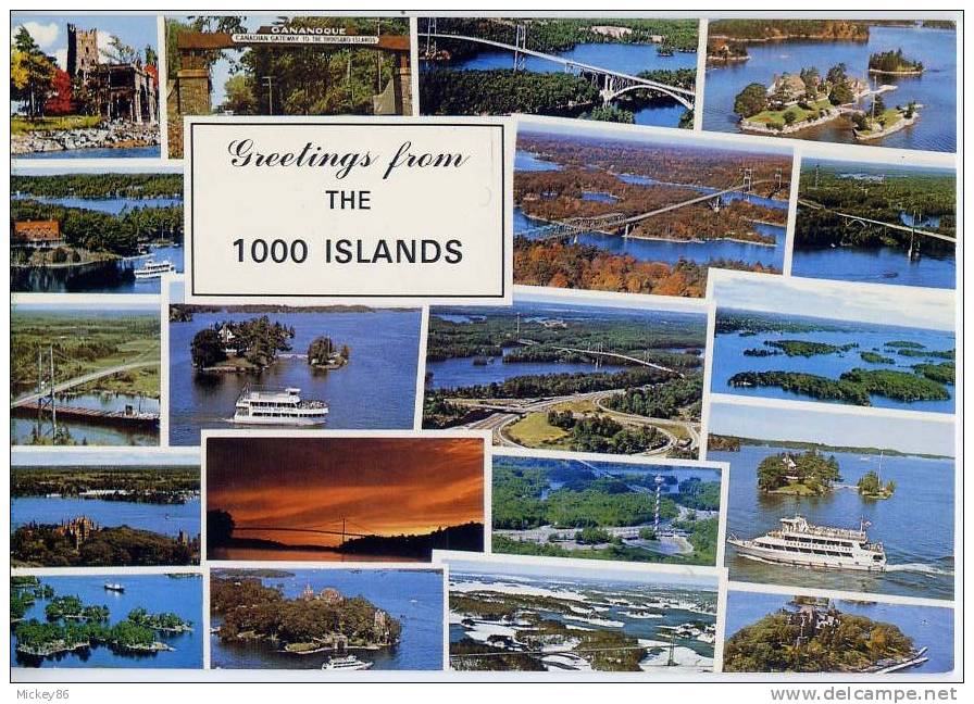 CANADA----1994---Greeting         From 1000 Islands --Multivues - Autres & Non Classés