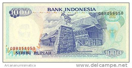 INDONESIA  1.000 RUPIAS  1992  KM#129  PLANCHA/UNC  DL-3507 - Indonesia