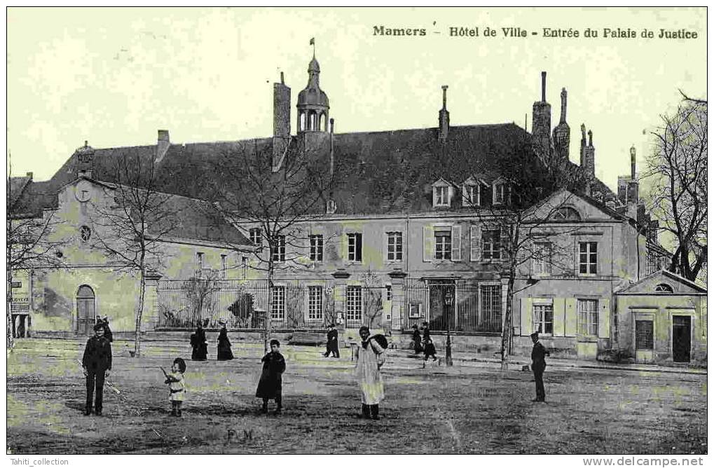 MAMERS - Hôtél De Ville - Entrée Du Palais De Justice - Mamers