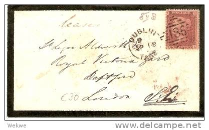 IRL069 / Dublin 1862, Trauerbrief - Brieven En Documenten