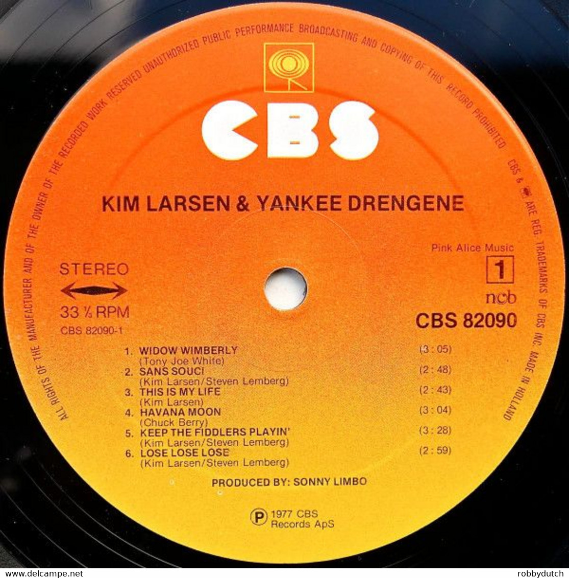 * LP * KIM LARSEN & YANKEE DRENGENE (Holland 1978 Ex-!!!) - Rock