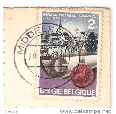 PANORAMA MIDDELKERKE 1968 (postzegel & Afstempeling) - Middelkerke