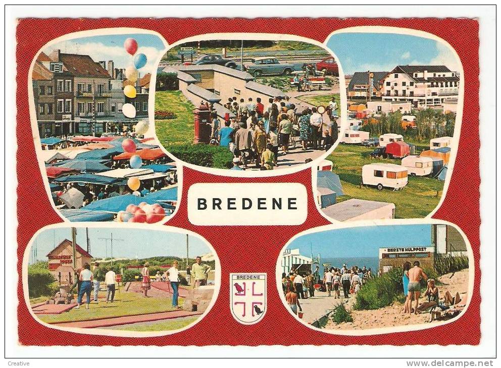 GROETEN UIT  BREDENE 1971 (mooie Postzegel & Afstempeling Oostende) - Bredene