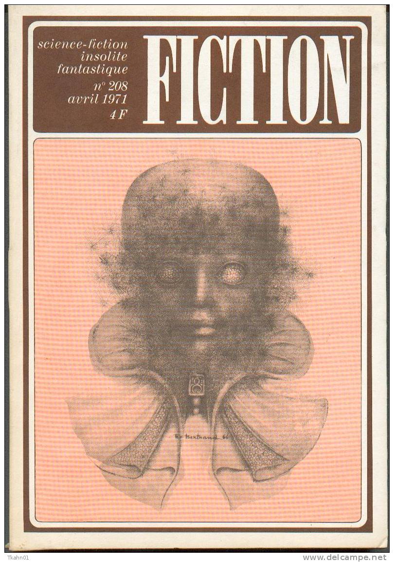 REVUE FICTION  N° 208 " OPTA"  DE 1971 - Fiction