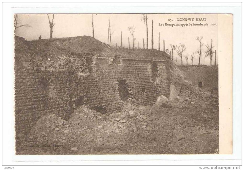 LONGWY - HAUT Les Remparts Après Le Bombardement 1928 - Longwy