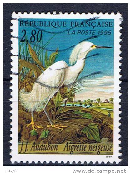 F Frankreich 1995 Mi 3072 Seidenreiher - Used Stamps