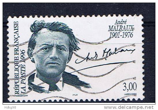 F Frankreich 1996 Mi 3182 André Malraux - Used Stamps