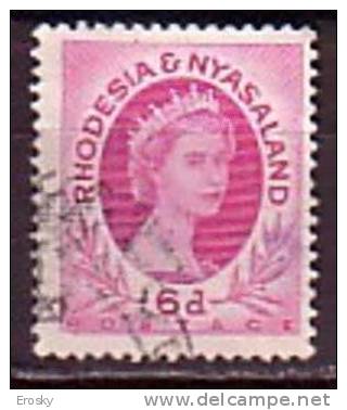 P3919 - BRITISH COLONIES RHODESIA & NYASALAND Yv N°7 - Rhodesië & Nyasaland (1954-1963)