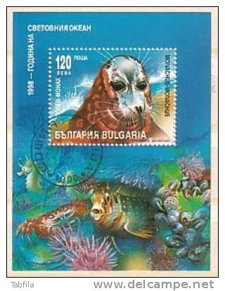 BULGARIE - 1998 - Anne Internationale De L´Ocean - Bl. - Obl - Other & Unclassified