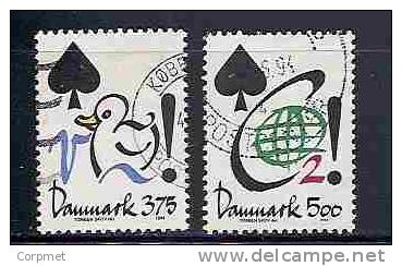 DENMARK - COMBAT POUR L'EAU Et Le DYOXIDE De CARBONE - Yvert # 1074/5  - VF USED - Used Stamps