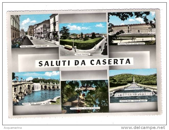CASERTA - Saluti Da - Cartolina FG BR 1961 - Caserta