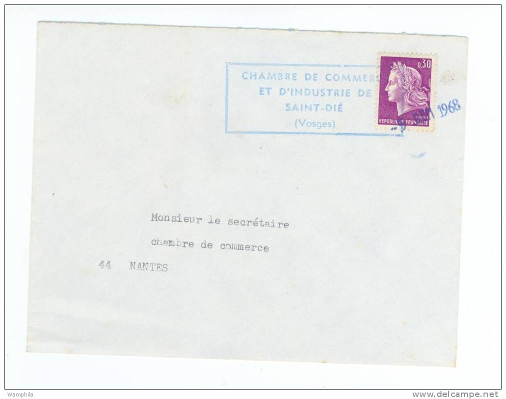Grève De Mai 68 Lettre De Saint-Dié Pour Nantes - Dokumente