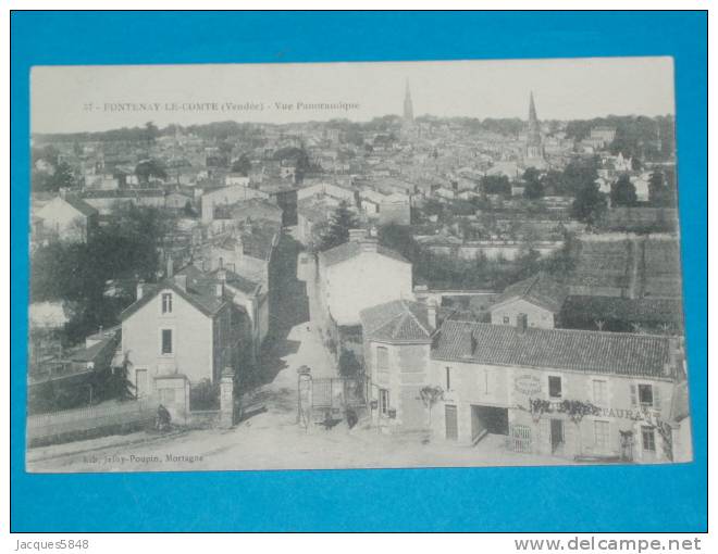 85) Fontenay Le Comte - N° 57 - Vue Panoramique - Année  - EDIT Poupin - Fontenay Le Comte