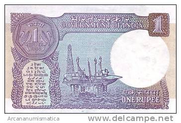 INDIA  1 RUPIA 1991  KM#78a  PLANCHA/UNC   DL-3522 - India