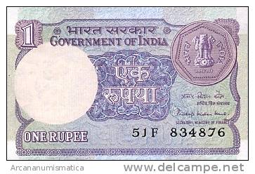 INDIA  1 RUPIA 1991  KM#78a  PLANCHA/UNC   DL-3523 - Inde