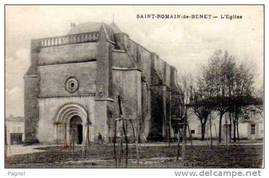 Saint-Romain-de-Benet - L'Eglise - Autres & Non Classés