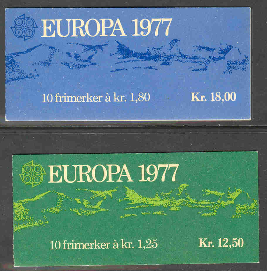 Europa CEPT 1977: Noorwegen / Norwegen / Norvège / Norway - Booklets / Carnets ** - 1977