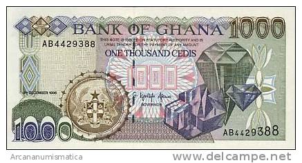 GHANA 1.000  CEDIS 4-8-2003   KM#32  PLANCHA/UNC    DL-3592 - Ghana