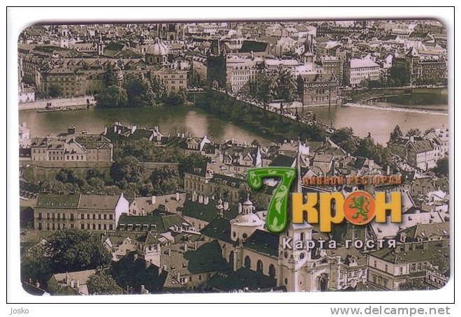 Restaurant  7KRON  ( Russia Gift Card ) *** Food - Aliment - Alimentation - Nahrung - Kost - Comida Alimento* - Alimentation